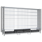SET | with 10 construction fences and base plates | on twin pallet | Mobile fence ,,Standard